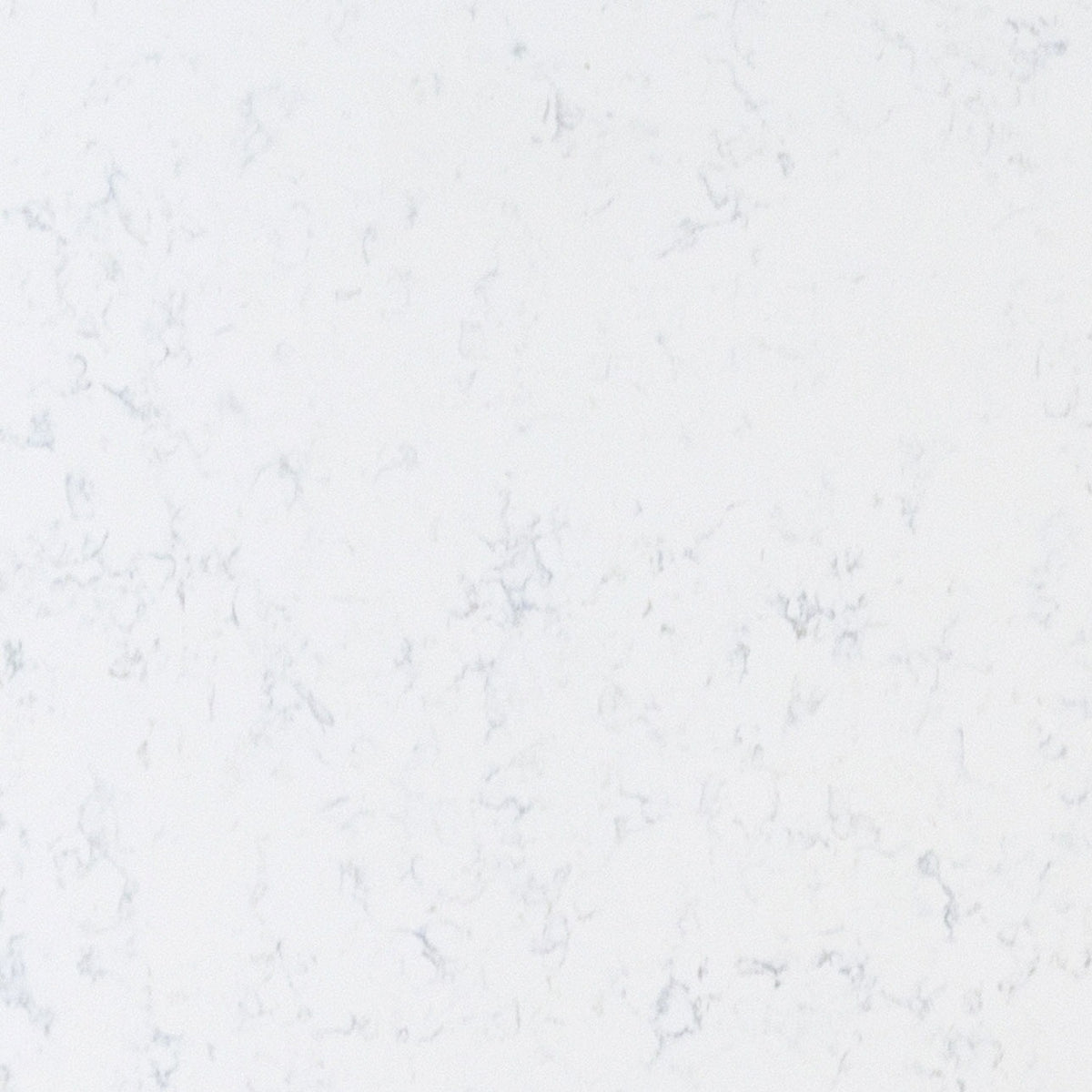 Carrara Lumos LumaLuxe quartz slab, close up of the surface