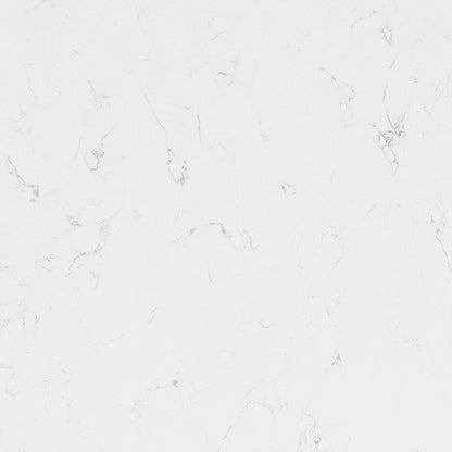 Carrara Morro quartz slab, close up of the surface