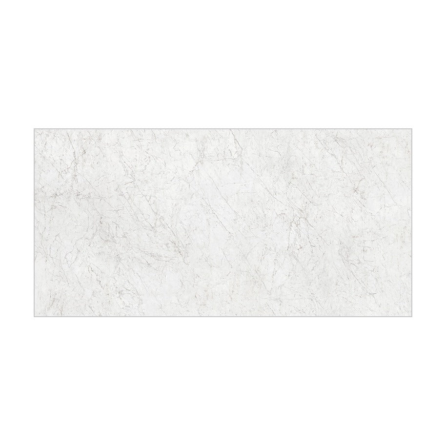 Carrara porcelain slab, full slab view
