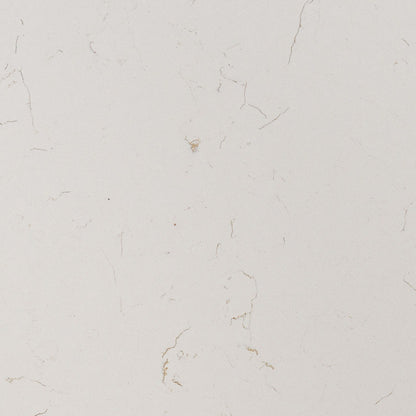 Carrara Trigato quartz slab, close up of the surface
