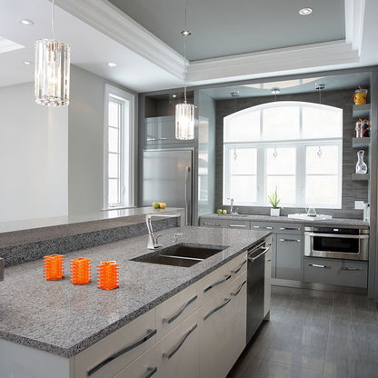 Ceara White granite countertop installed in a kitchen