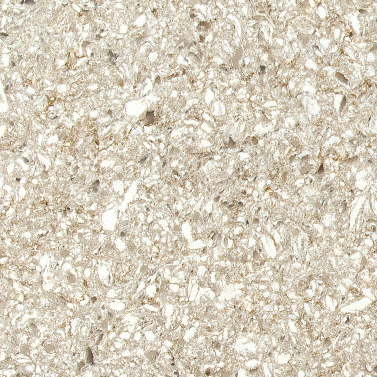 Chakra Beige quartz slab, close up of the surface