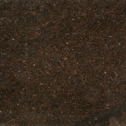 Coffee Brown granite slab, close up of the surface