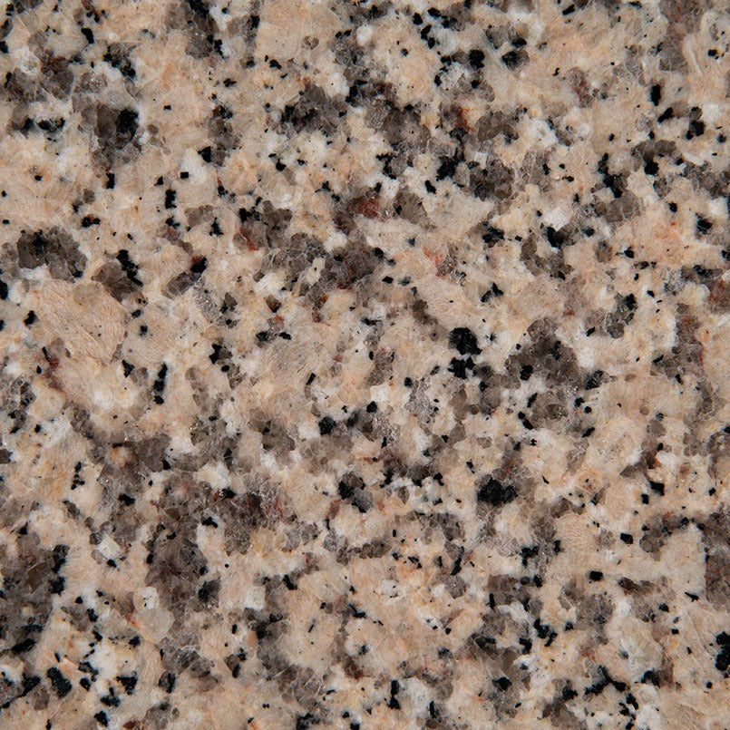 Crema Caramel granite slab, close up of the surface