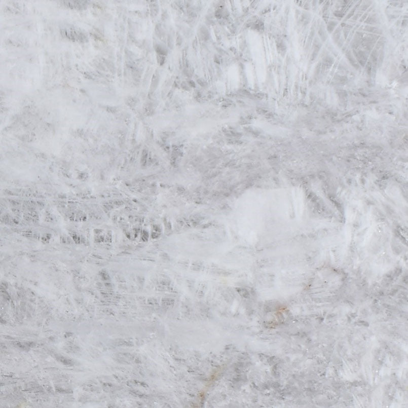 Cristallo quartzite slab, close up of the stone surface