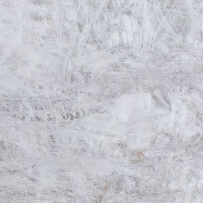 Cristallo quartzite slab, close up of the stone surface