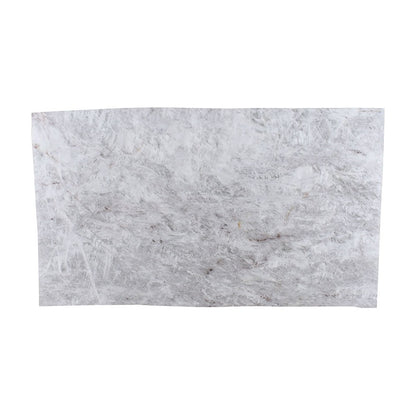 Cristallo quartzite slab, full slab view