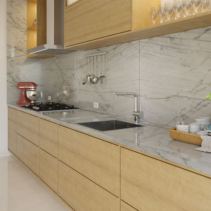 Denali quartzite installed in a room setting