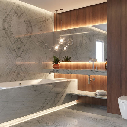 Denali quartzite installed in a room setting