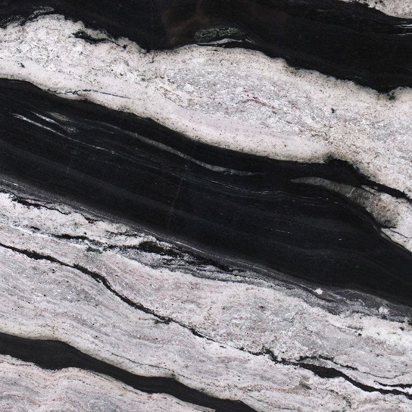 Eclipse granite slab, close up of the surface
