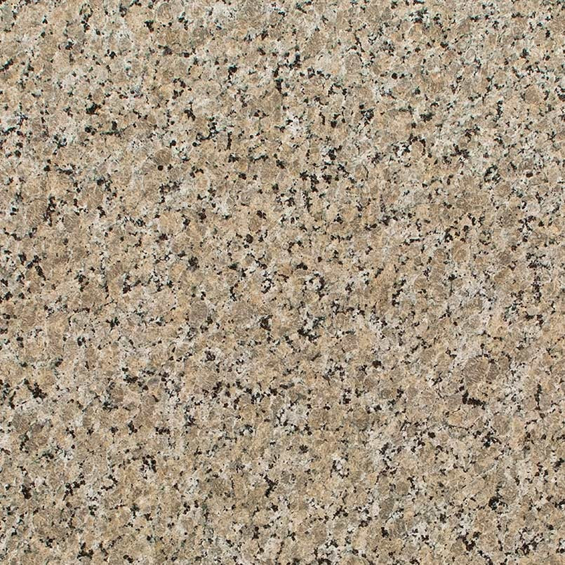 Ferro Gold granite slab, close up of the surface