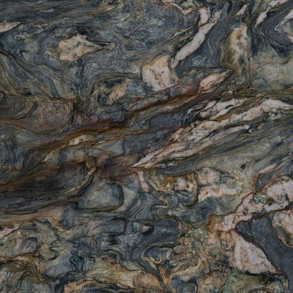 Fusion quartzite slab, close up of the stone surface