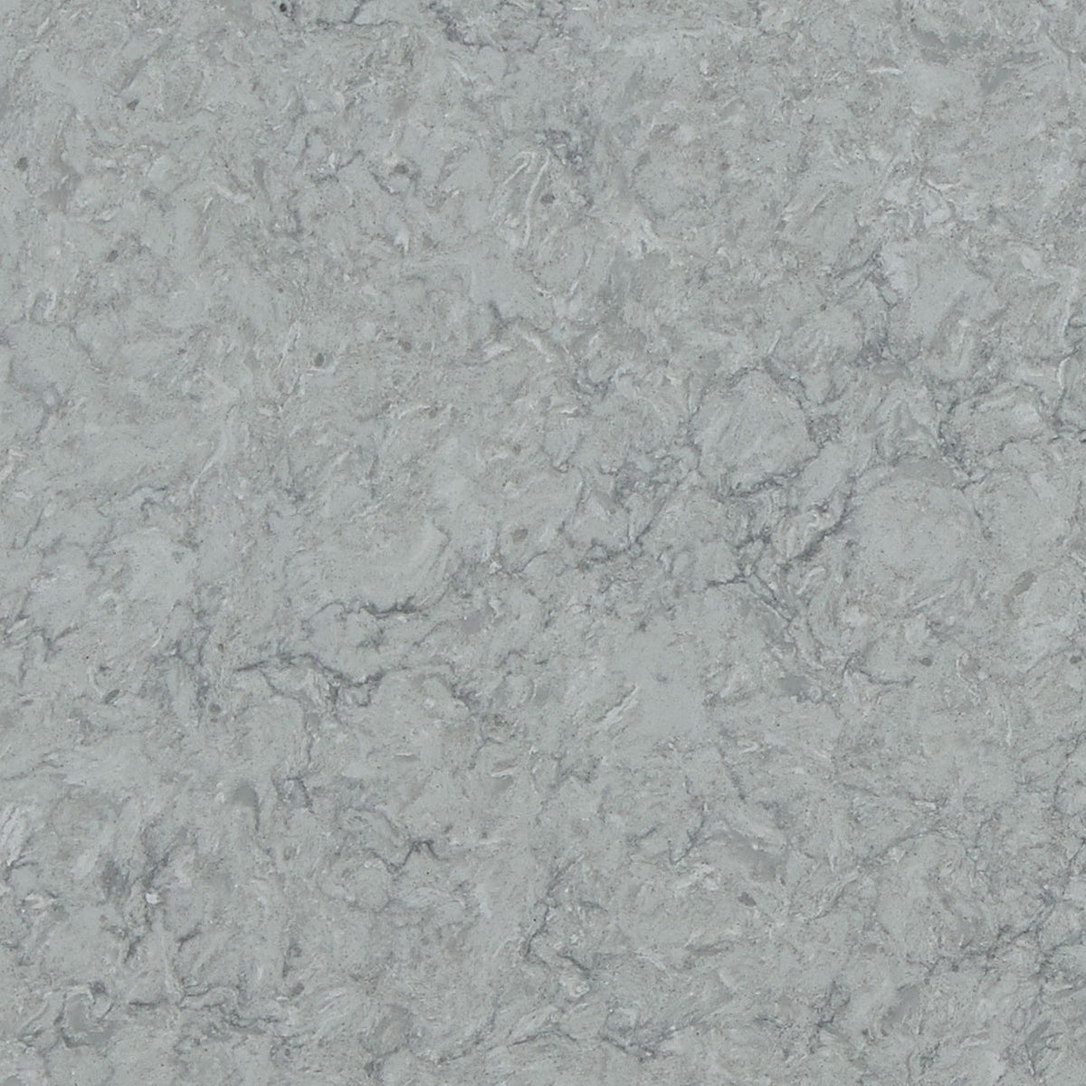 Galant Gray LumaLuxe quartz slab, close up of the surface