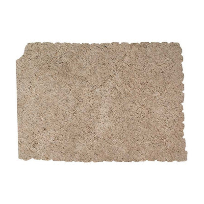 Giallo Ornamental granite slab, full slab view