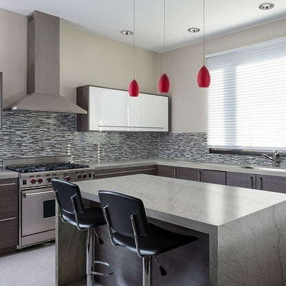 Gray Canyon quartzite installed in a room setting