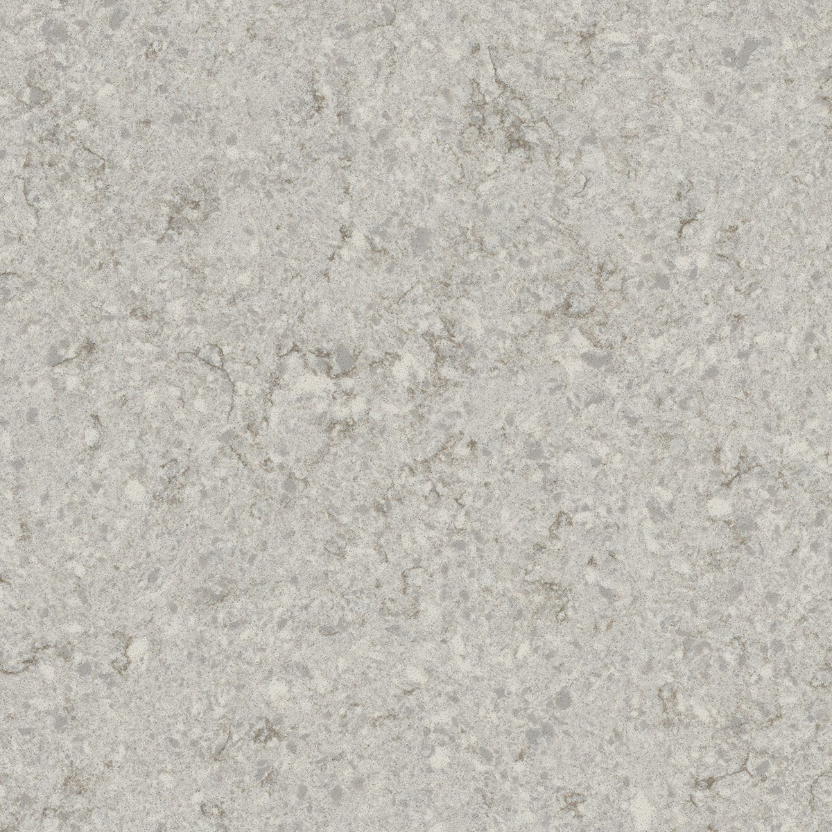 Gray Lagoon quartz slab, close up of the surface