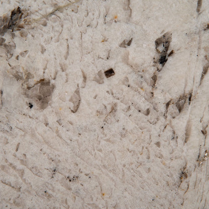 Gray Nuevo granite slab, close up of the surface