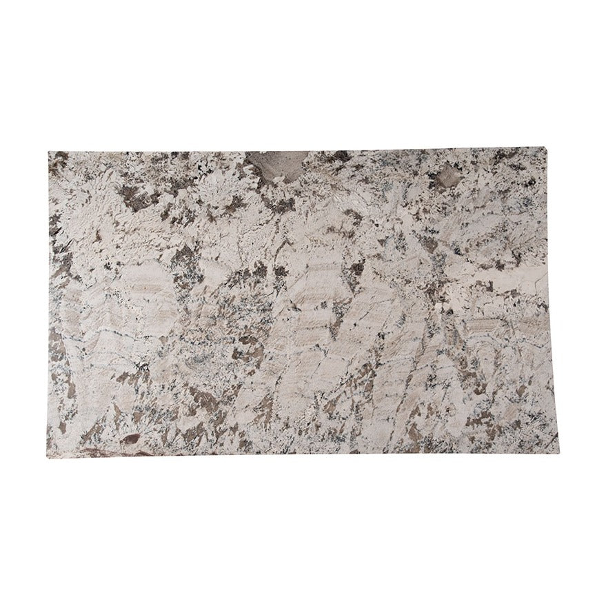 Gray Nuevo granite slab, full slab view