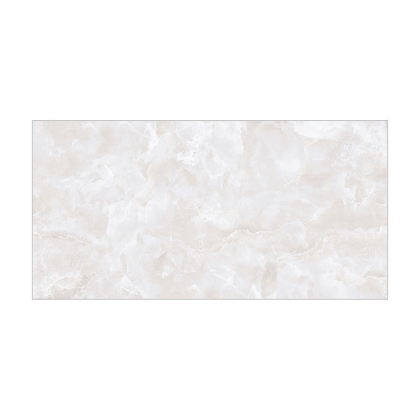 Ice Onyx porcelain slab, full slab view
