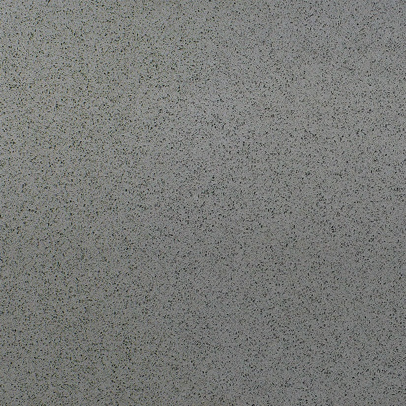 Iced Gray quartz countertop installed in a room setting