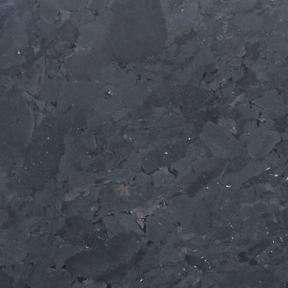Infinity Black quartzite slab, close up of the stone surface