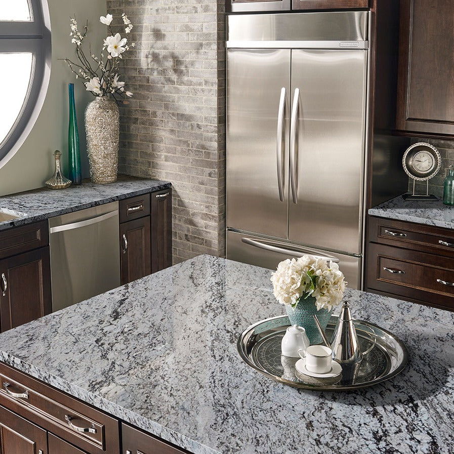 Lennon granite countertop installed in a kitchen