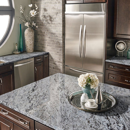 Lennon granite countertop installed in a kitchen