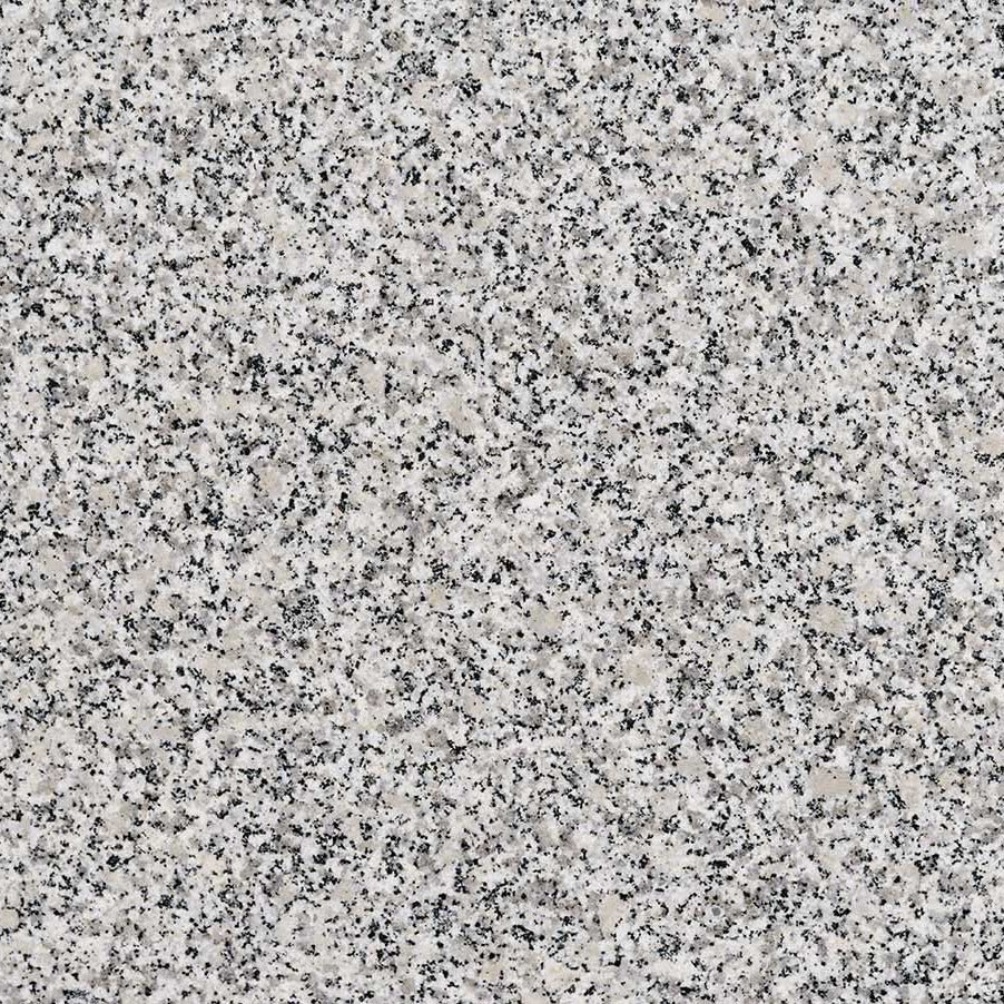 Luna Pearl granite slab, wider view of the stone pattern
