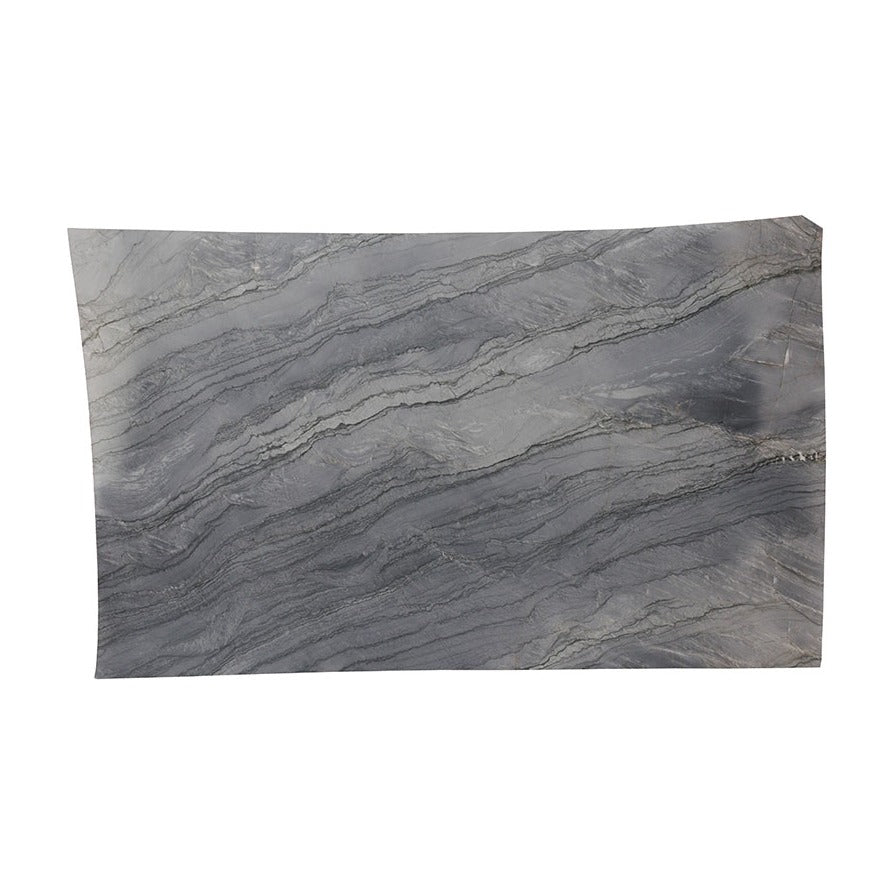 Mercury Gray quartzite slab, full slab view
