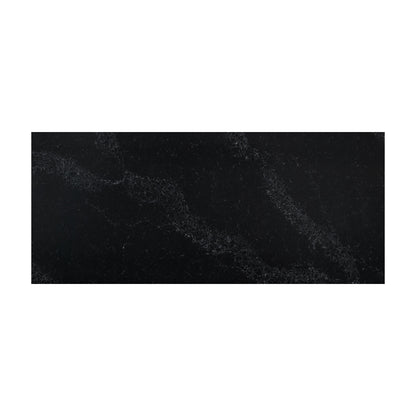 Midnight Corvo quartz slab, full slab view