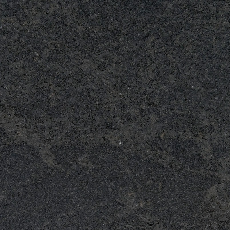 Nero Mist granite slab, close up of the surface