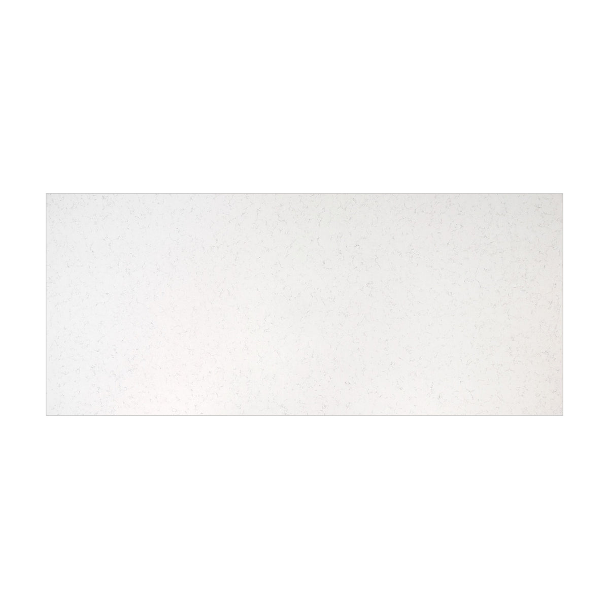 New Carrara Marmi quartz slab, full slab view