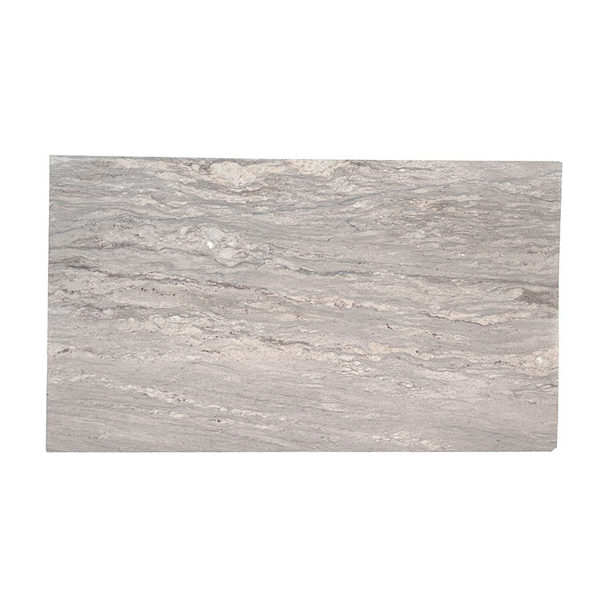 New River White granite slab, full slab view