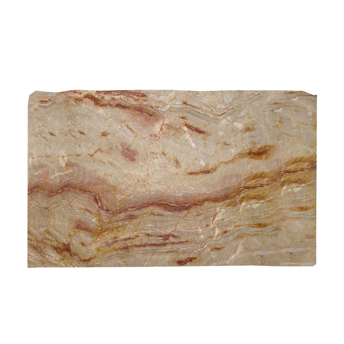 Onyx Bamboo quartzite slab, full slab view