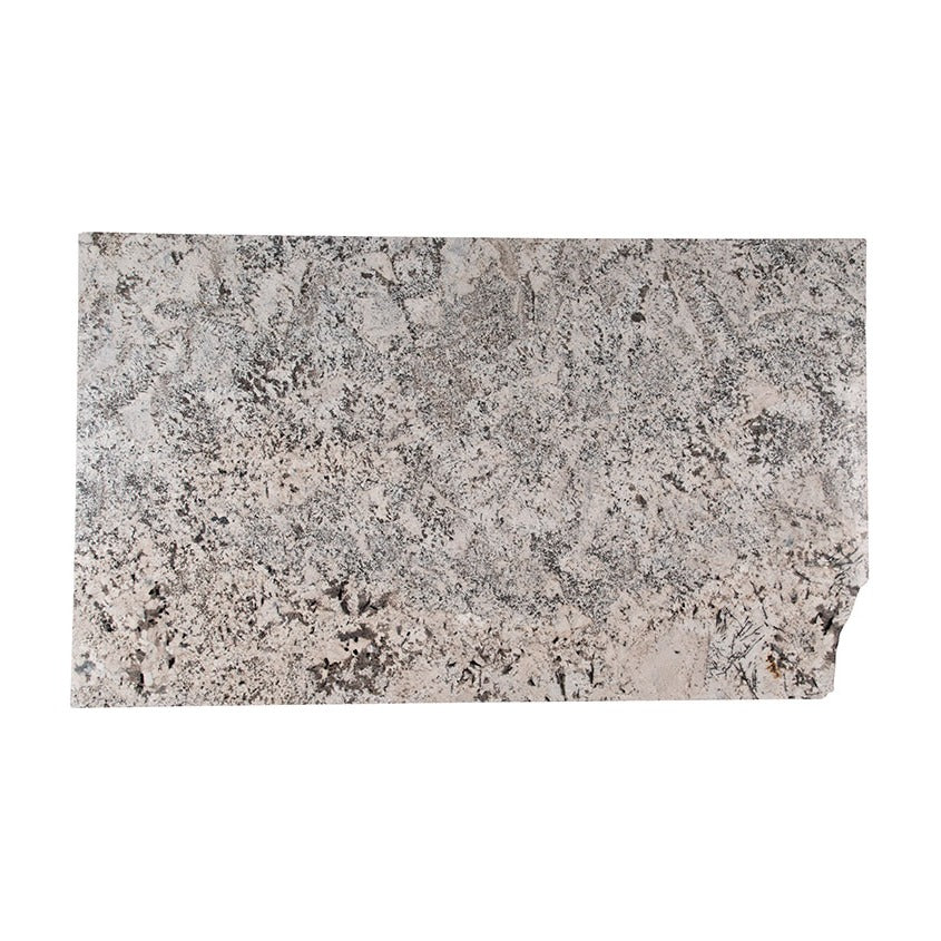 Oyster White granite slab, full slab view