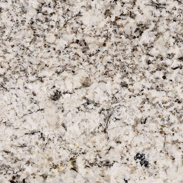 Oyster White granite slab, wider view of the stone pattern