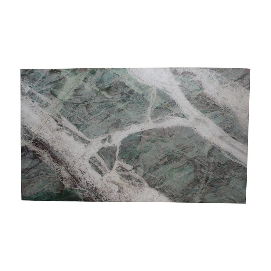 Patagonia Green quartzite slab, full slab view