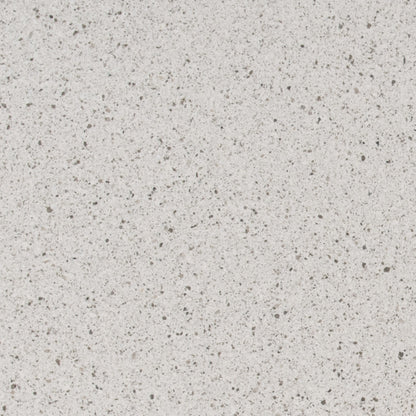 Peppercorn White quartz slab, close up of the surface