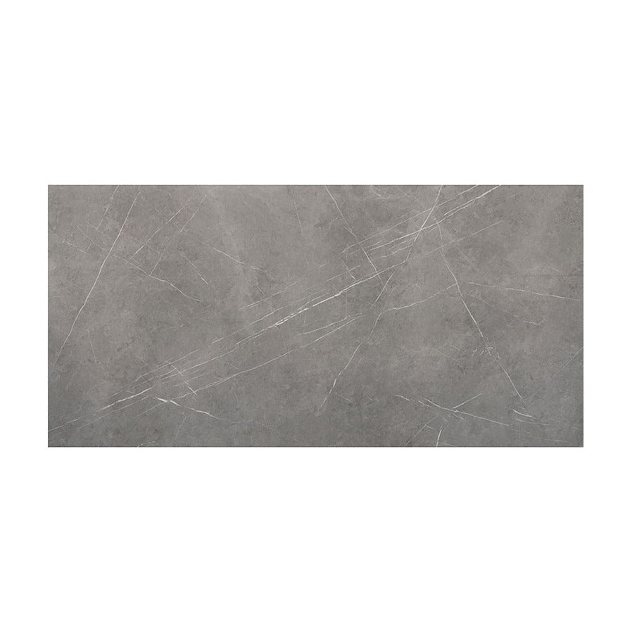 Pietra Grigio porcelain slab, full slab view