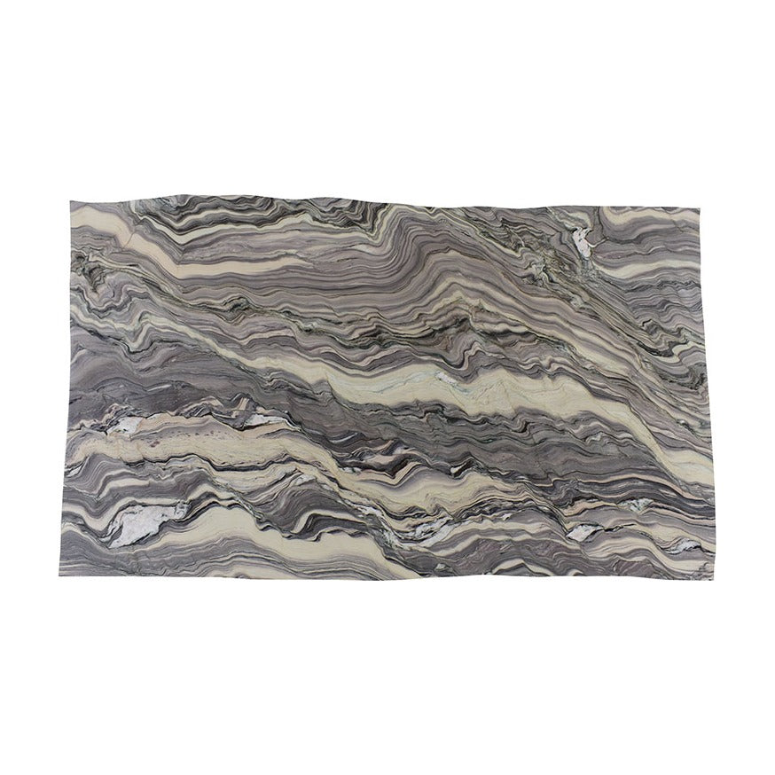 Platinum Blue quartzite slab, full slab view