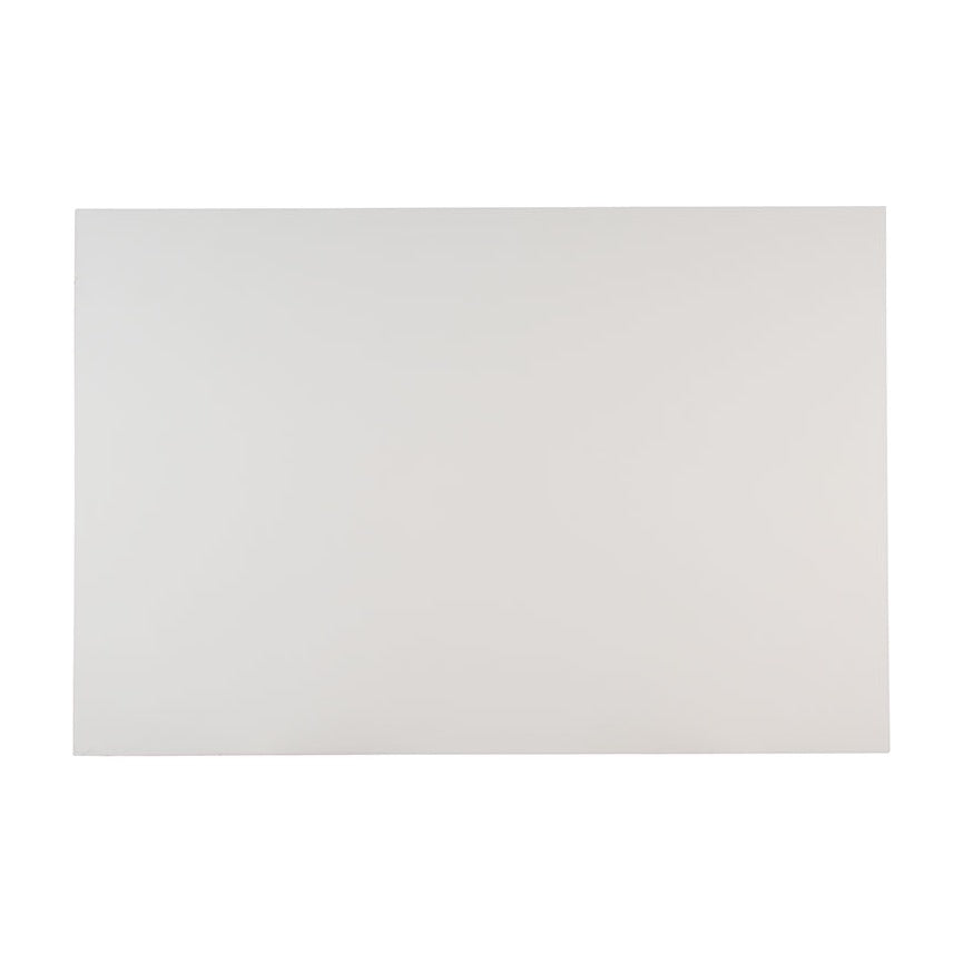 Polar White engineered marble slab, full slab view