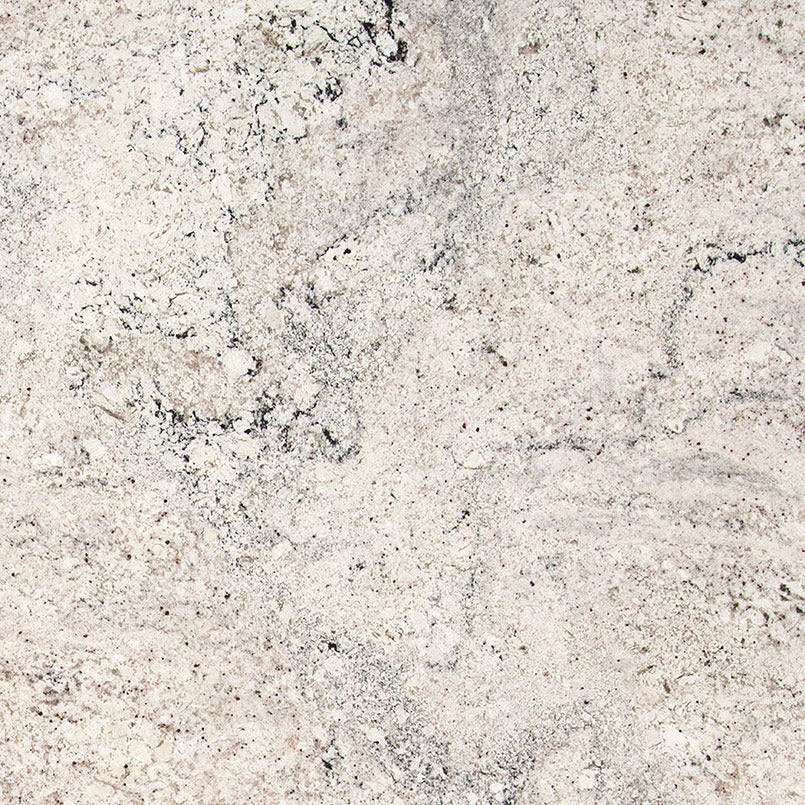 Salinas White granite slab, close up of the surface