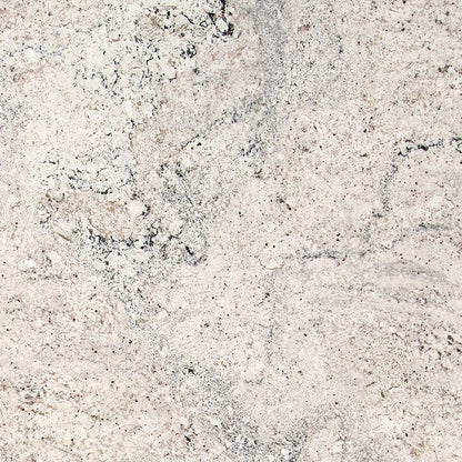 Salinas White granite slab, close up of the surface