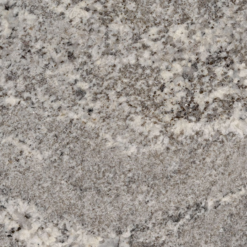 Silver Falls granite slab, close up of the surface