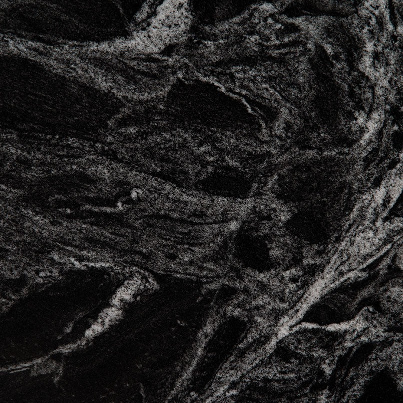 Silver Waves granite slab, close up of the surface