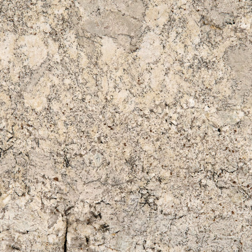 Snowfall granite slab, close up of the surface