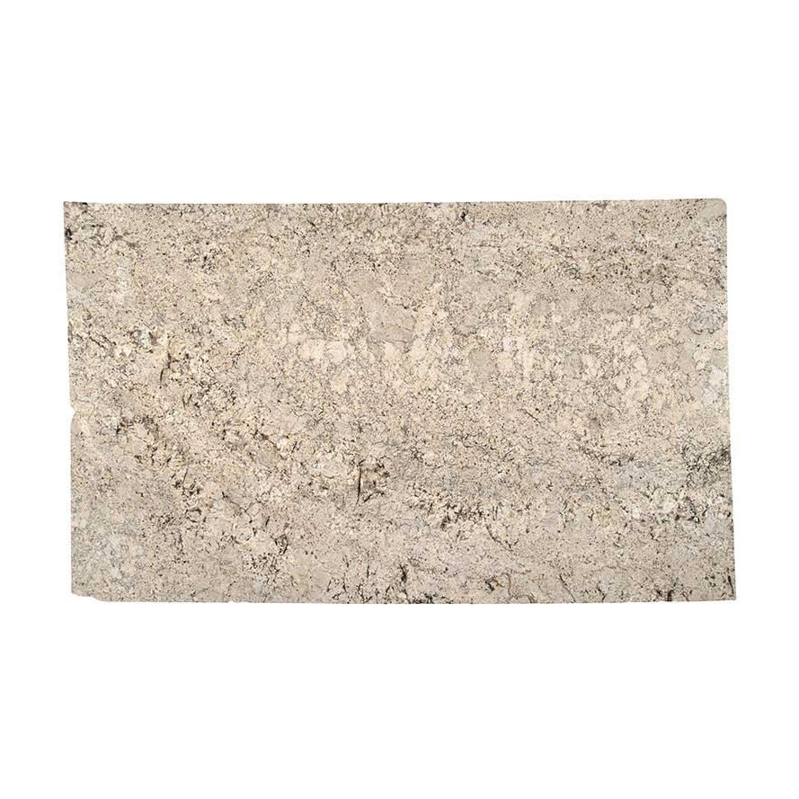 Snowfall granite slab, full slab view
