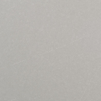 Soapstone Mist Concrete quartz slab, close up of the surface