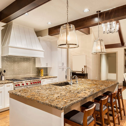 Solarius granite countertop installed in a kitchen