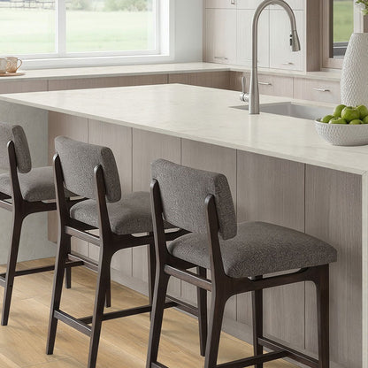 SoliTaj Q Plus quartz kitchen countertop installed in a room setting